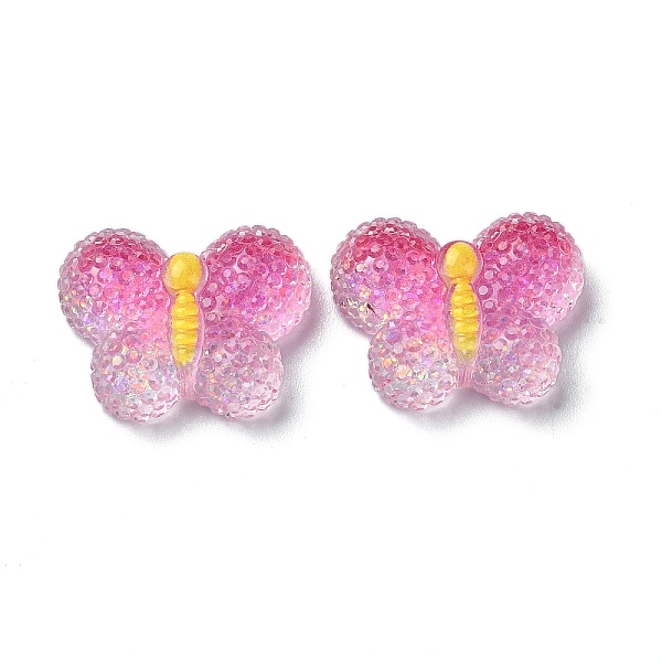 PandaHall Transparent Epoxy Resin Decoden Cabochons, with Paillettes, Butterfly, Hot Pink, 17.5x21.5x7mm Epoxy Resin Butterfly
PandaHall Transparent Epoxy Resin Decoden Cabochons, with Paillettes, Butterfly, Hot Pink, 17.5x21.5x7mm Epoxy Resin Butterfly