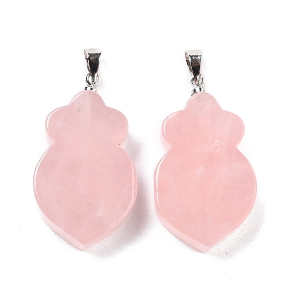 PandaHall Natural Rose Quartz Pendants, with Platinum Brass Findings, Carrot, 29~30x17x6mm, Hole: 5mm Rose Quartz Vegetables
PandaHall Natural Rose Quartz Pendants, with Platinum Brass Findings, Carrot, 29~30x17x6mm, Hole: 5mm Rose Quartz Vegetables