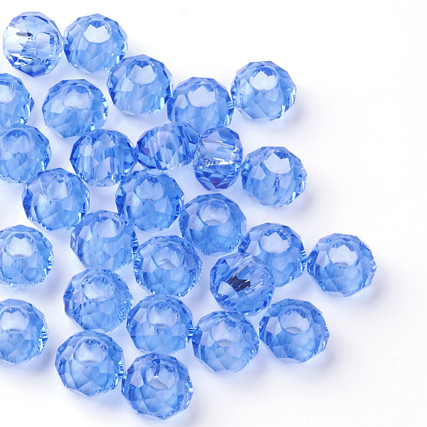PandaHall Glass European Beads, Large Hole Beads, No Metal Core, Rondelle, Royal Blue, 14x8mm, Hole: 5mm Glass Rondelle Blue
PandaHall Glass European Beads, Large Hole Beads, No Metal Core, Rondelle, Royal Blue, 14x8mm, Hole: 5mm Glass Rondelle Blue