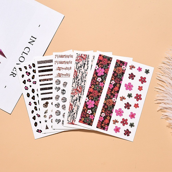 PandaHall Nail Stickers, Self-adhesive Leopard Print Stripe Flower Nail Art Decals Supplies, for Woman Girls DIY Manicure Design, Mixed..., Multicolor
PandaHall Nail Stickers, Self-adhesive Leopard Print Stripe Flower Nail Art Decals Supplies, for Woman Girls DIY Manicure Design, Mixed..., Multicolor