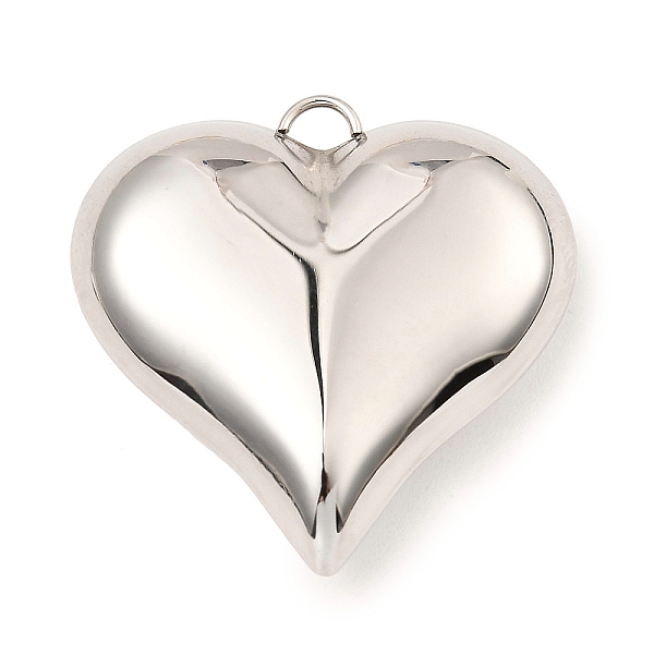 PandaHall 304 Stainless Steel Pendants, Heart Charm, Stainless Steel Color, 35x35.5x10mm, Hole: 3x4mm 304 Stainless Steel Heart
PandaHall 304 Stainless Steel Pendants, Heart Charm, Stainless Steel Color, 35x35.5x10mm, Hole: 3x4mm 304 Stainless Steel Heart