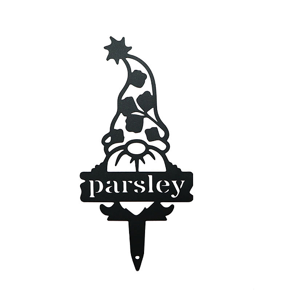 PandaHall Plant Label for Parsley, Halloween Theme Dwarf/Gnome Metal Garden Stake, Ground Insert Decor, Black, 290x140mm Metal Globe Black
PandaHall Plant Label for Parsley, Halloween Theme Dwarf/Gnome Metal Garden Stake, Ground Insert Decor, Black, 290x140mm Metal Globe Black