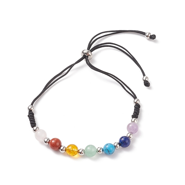 PandaHall Natural & Synthetic Gemstone Round Beaded Bracelets, Adjustable Brass Round Slider Bracelets for Men Women, Black, Inner Diameter...
PandaHall Natural & Synthetic Gemstone Round Beaded Bracelets, Adjustable Brass Round Slider Bracelets for Men Women, Black, Inner Diameter...