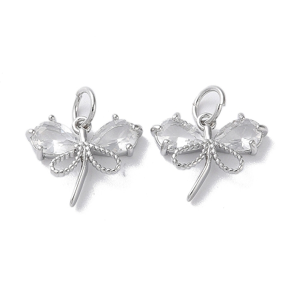 PandaHall Glass Charms, with Brass Findings, Dragonfly Charm, Real Platinum Plated, 11x13.5x3mm, Hole: 3.5mm Brass+Glass Dragonfly Clear
PandaHall Glass Charms, with Brass Findings, Dragonfly Charm, Real Platinum Plated, 11x13.5x3mm, Hole: 3.5mm Brass+Glass Dragonfly Clear