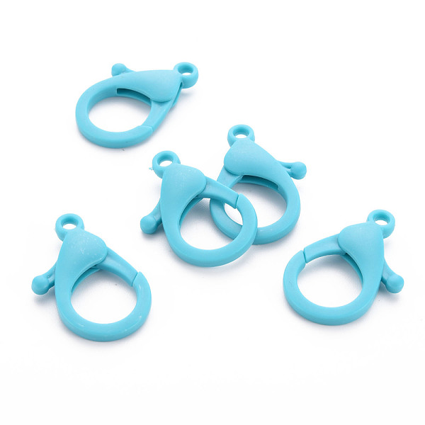 PandaHall Plastic Lobster Claw Clasps, Deep Sky Blue, 35x24.5x6mm, Hole: 3mm Plastic Others
PandaHall Plastic Lobster Claw Clasps, Deep Sky Blue, 35x24.5x6mm, Hole: 3mm Plastic Others