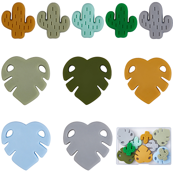 PandaHall SUNNYCLUE 1 Box 10Pcs Cactus Silicone Beads Leaf Shaped Large Silicone Beads for Keychain Making Loose Spacer Bead jewellery..., Multicolor
PandaHall SUNNYCLUE 1 Box 10Pcs Cactus Silicone Beads Leaf Shaped Large Silicone Beads for Keychain Making Loose Spacer Bead jewellery..., Multicolor