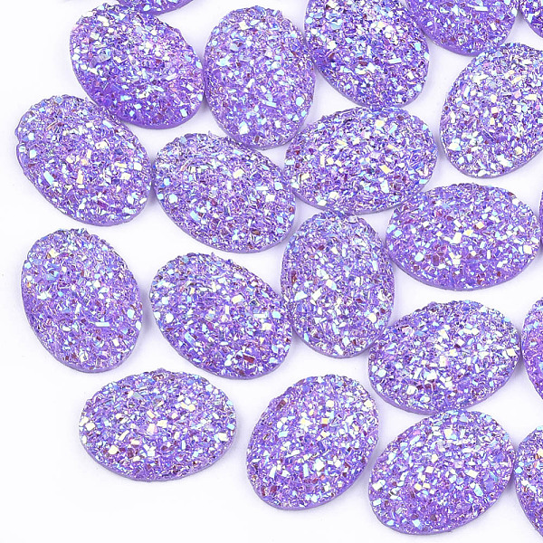 PandaHall Electroplate Druzy Resin Cabochons, Oval, Lilac, 17.5x13x4.5mm Resin Oval Purple
PandaHall Electroplate Druzy Resin Cabochons, Oval, Lilac, 17.5x13x4.5mm Resin Oval Purple