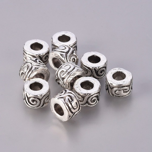 PandaHall Tibetan Style Alloy European Beads, Large Hole Beads, Lead Free and Nickel Free and Cadmium Free, Column, Antique Silver, 11x7mm...
PandaHall Tibetan Style Alloy European Beads, Large Hole Beads, Lead Free and Nickel Free and Cadmium Free, Column, Antique Silver, 11x7mm...