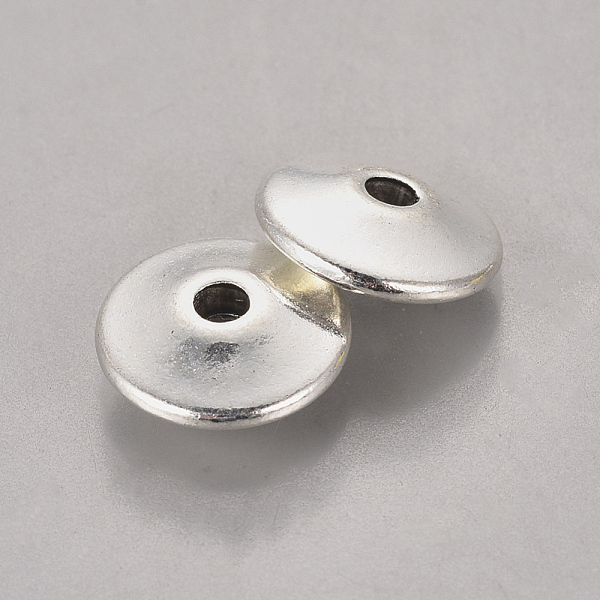 PandaHall Tibetan Style Alloy Bead Spacers, Disc, Antique Silver, Lead Free & Cadmium Free, 11.5x11.5x4.5mm, Hole: 1.5mm Alloy Disc
PandaHall Tibetan Style Alloy Bead Spacers, Disc, Antique Silver, Lead Free & Cadmium Free, 11.5x11.5x4.5mm, Hole: 1.5mm Alloy Disc