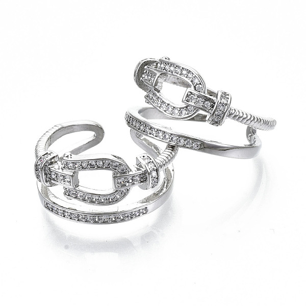 PandaHall Brass Micro Pave Clear Cubic Zirconia Cuff Rings, Open Rings, Cadmium Free & Nickel Free & Lead Free, Real Platinum Plated, US...
PandaHall Brass Micro Pave Clear Cubic Zirconia Cuff Rings, Open Rings, Cadmium Free & Nickel Free & Lead Free, Real Platinum Plated, US...