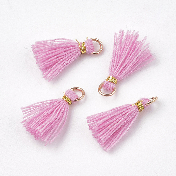 PandaHall Polycotton(Polyester Cotton) Tassel Pendant Decorations, Mini Tassel, with Iron Findings and Metallic Cord, Light Gold, Pearl Pink...
PandaHall Polycotton(Polyester Cotton) Tassel Pendant Decorations, Mini Tassel, with Iron Findings and Metallic Cord, Light Gold, Pearl Pink...