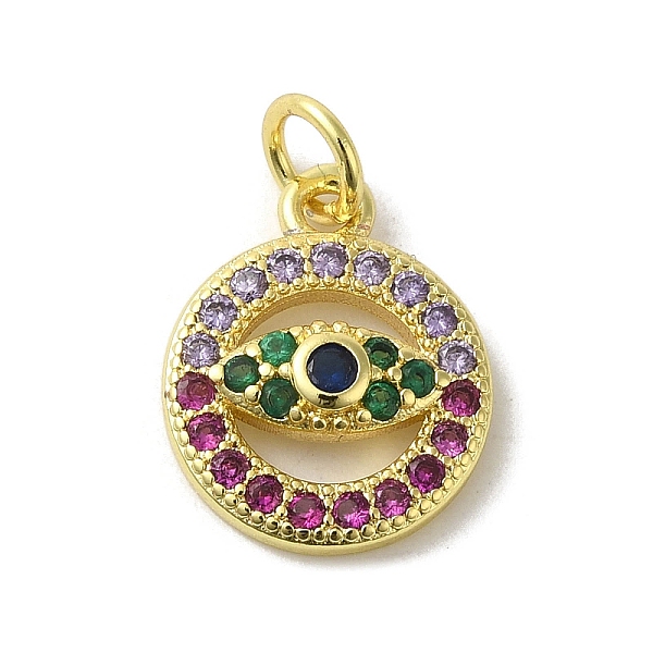 PandaHall Brass Micro Pave Cubic Zirconia Charms, Real 18K Gold Plated, Eye Charms, Colorful, 14.5x11.5x3mm, Hole: 3mm Brass+Cubic Zirconia...
PandaHall Brass Micro Pave Cubic Zirconia Charms, Real 18K Gold Plated, Eye Charms, Colorful, 14.5x11.5x3mm, Hole: 3mm Brass+Cubic Zirconia...