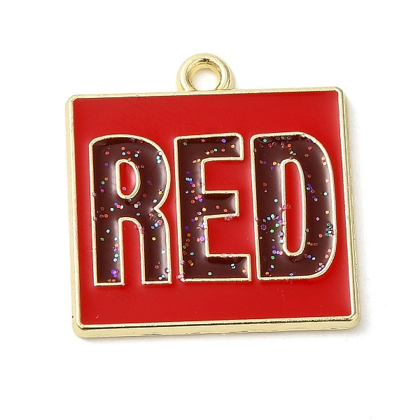 PandaHall Alloy Enamel Pendants, Golden, Word Red, Rectangle, 21x20x1.5mm, Hole: 1.6mm Alloy+Enamel Rectangle
PandaHall Alloy Enamel Pendants, Golden, Word Red, Rectangle, 21x20x1.5mm, Hole: 1.6mm Alloy+Enamel Rectangle