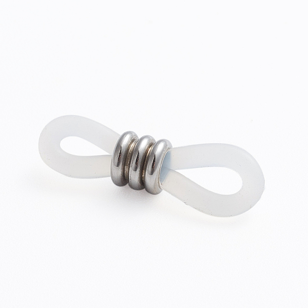 PandaHall Eyeglass Holders, Glasses Rubber Loop Ends, with 302 Stainless Steel Findings, Long-Lasting Plated, Stainless Steel Color..., Clear
PandaHall Eyeglass Holders, Glasses Rubber Loop Ends, with 302 Stainless Steel Findings, Long-Lasting Plated, Stainless Steel Color..., Clear
