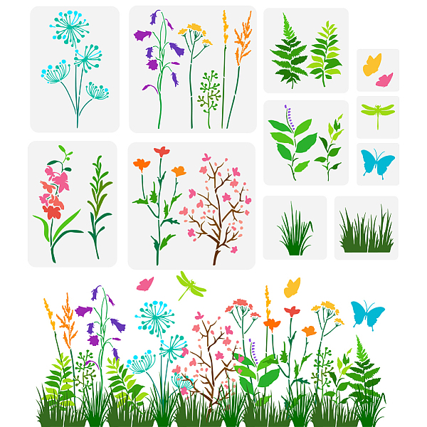 PandaHall 11Pcs 11 Styles Plant Theme PET Hollow Out Drawing Painting Stencils, for DIY Scrapbook, Photo Album, Mixed Shapes...
PandaHall 11Pcs 11 Styles Plant Theme PET Hollow Out Drawing Painting Stencils, for DIY Scrapbook, Photo Album, Mixed Shapes...