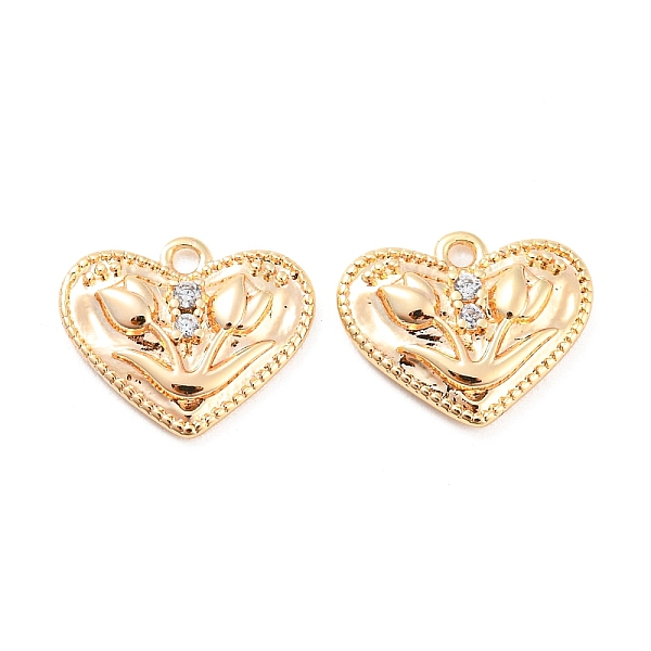 PandaHall Brass Micro Pave Cubic Zirconia Pendants, Heart, Real 18K Gold Plated, 11x13.5x2.5mm, Hole: 1.2mm Brass+Cubic Zirconia Heart Clear
PandaHall Brass Micro Pave Cubic Zirconia Pendants, Heart, Real 18K Gold Plated, 11x13.5x2.5mm, Hole: 1.2mm Brass+Cubic Zirconia Heart Clear
