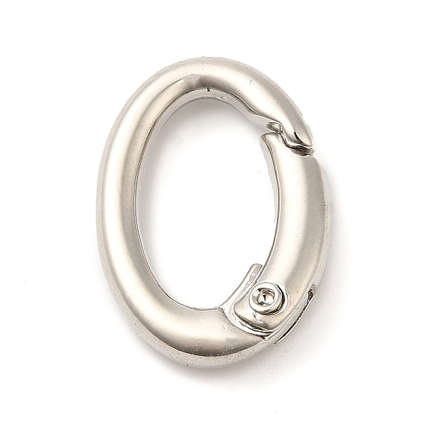 PandaHall Rack Plating Brass Spring Gate Rings, Oval, Lead Free & Cadmium Free, Long-Lasting Plated, Platinum, 22x15x5mm Brass
PandaHall Rack Plating Brass Spring Gate Rings, Oval, Lead Free & Cadmium Free, Long-Lasting Plated, Platinum, 22x15x5mm Brass