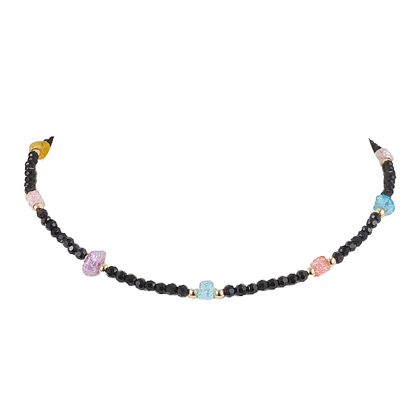 PandaHall Synthetic Crackle Quartz Beaded Necklaces for Women, with Glass Bead, 16.77 inch(42.6cm) Crackle Quartz
PandaHall Synthetic Crackle Quartz Beaded Necklaces for Women, with Glass Bead, 16.77 inch(42.6cm) Crackle Quartz