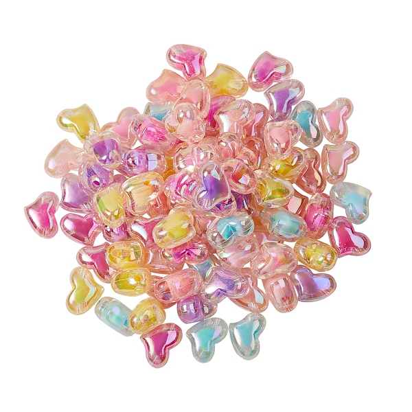 PandaHall Acrylic Beads, Beads in Beads, Heart, AB Color, Mixed Color, 15x21mm, 200g/box Acrylic Heart Multicolor
PandaHall Acrylic Beads, Beads in Beads, Heart, AB Color, Mixed Color, 15x21mm, 200g/box Acrylic Heart Multicolor
