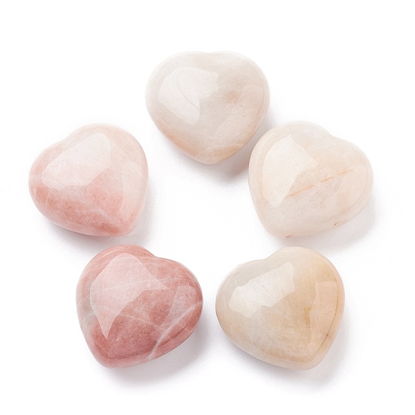 PandaHall Natural Pink White Jade Heart Love Stone, Pocket Palm Stone for Reiki Balancing, 30x30x15mm White Jade Heart
PandaHall Natural Pink White Jade Heart Love Stone, Pocket Palm Stone for Reiki Balancing, 30x30x15mm White Jade Heart