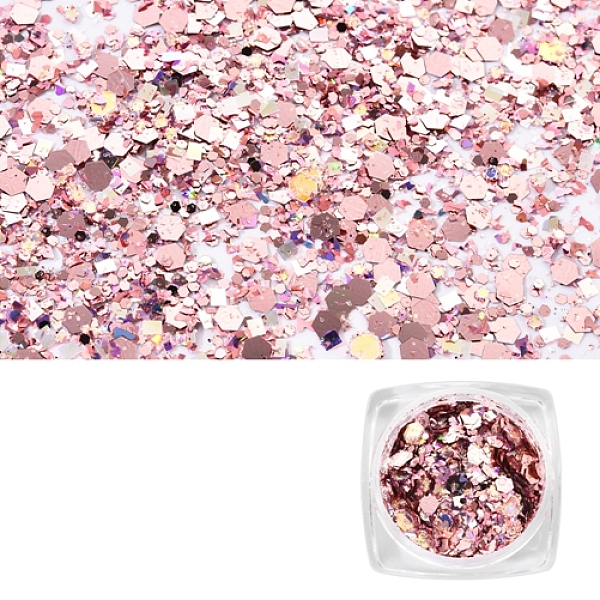 PandaHall Nail Art Glitter Sequins, Manicure Decorations, DIY Sparkly Paillette Tips Nail, Rosy Brown Plastic Others Brown
PandaHall Nail Art Glitter Sequins, Manicure Decorations, DIY Sparkly Paillette Tips Nail, Rosy Brown Plastic Others Brown