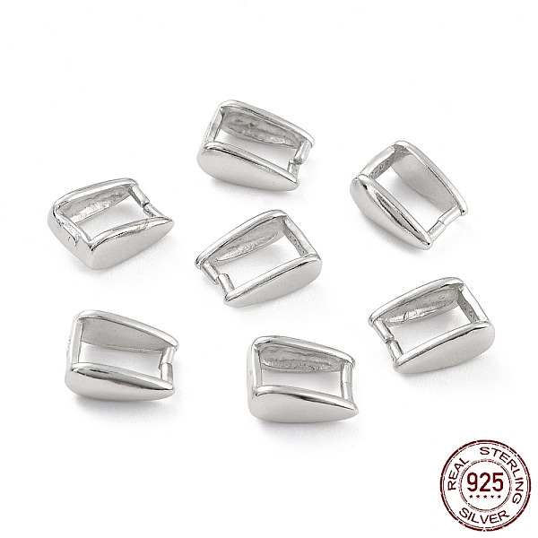 PandaHall Rhodium Plated 925 Sterling Silver Ice Pick Pinch Bails, Rectangle, Platinum, 8x6x3mm, Inner Diameter: 4x6mm, Pin: 0.8mm Sterling...
PandaHall Rhodium Plated 925 Sterling Silver Ice Pick Pinch Bails, Rectangle, Platinum, 8x6x3mm, Inner Diameter: 4x6mm, Pin: 0.8mm Sterling...