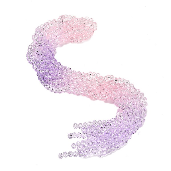 PandaHall Transparent Painted Glass Beads Strands, Faceted, Rondelle, Pink, 6x5mm, Hole: 1mm, about 80pcs/strand, 16.54''(42cm) Glass...
PandaHall Transparent Painted Glass Beads Strands, Faceted, Rondelle, Pink, 6x5mm, Hole: 1mm, about 80pcs/strand, 16.54''(42cm) Glass...