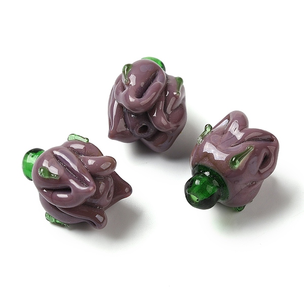 PandaHall Handmade Lampwork Beads, Flower, Rosy Brown, 16x14~15mm, Hole: 1.2mm Lampwork Flower
PandaHall Handmade Lampwork Beads, Flower, Rosy Brown, 16x14~15mm, Hole: 1.2mm Lampwork Flower