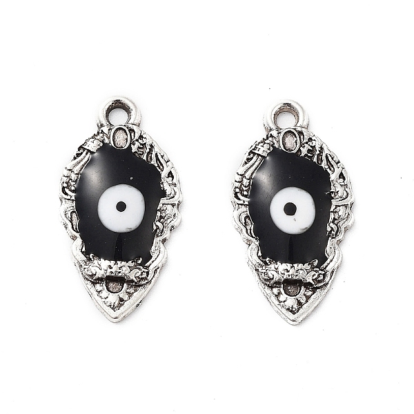 PandaHall Alloy Enamel Pendants, Teardrop with Evil Eye Charm, Cadmium Free & Nickel Free & Lead Free, Antique Silver, Black, 20x10.5x2mm...
PandaHall Alloy Enamel Pendants, Teardrop with Evil Eye Charm, Cadmium Free & Nickel Free & Lead Free, Antique Silver, Black, 20x10.5x2mm...