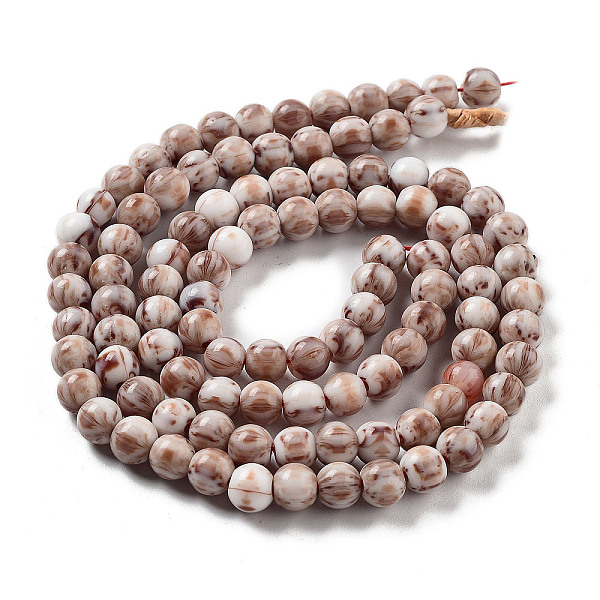 PandaHall Handmade Nepalese Lampwork Beads, Round, Camel, 7x6.5mm, Hole: 1.5mm, about 103pcs/strand, 25.71''(65.3cm) Lampwork Round Brown
PandaHall Handmade Nepalese Lampwork Beads, Round, Camel, 7x6.5mm, Hole: 1.5mm, about 103pcs/strand, 25.71''(65.3cm) Lampwork Round Brown