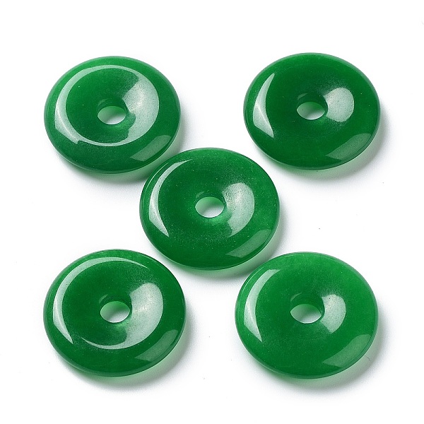PandaHall Natural Malaysia Jade Dyed Pendants, Donut Charms, 25x5mm, Hole: 5mm Malaysia Jade Donut
PandaHall Natural Malaysia Jade Dyed Pendants, Donut Charms, 25x5mm, Hole: 5mm Malaysia Jade Donut