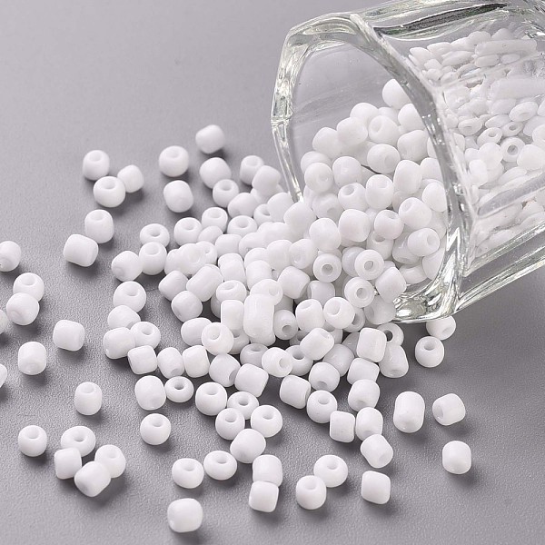 PandaHall (Repacking Service Available) Glass Seed Beads, Opaque Colours Seed, Small Craft Beads for DIY Jewelry Making, Round, White, 8/0...
PandaHall (Repacking Service Available) Glass Seed Beads, Opaque Colours Seed, Small Craft Beads for DIY Jewelry Making, Round, White, 8/0...