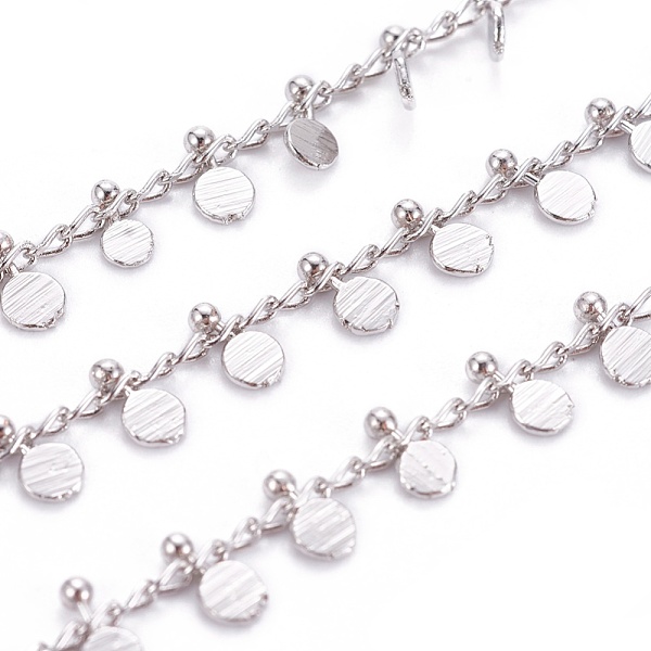 PandaHall Handmade Brass Curb Chains, Long-Lasting Plated, with Spool, Soldered, Flat Round Charms, Real Platinum Plated, 1.5mm, about 32.8...
PandaHall Handmade Brass Curb Chains, Long-Lasting Plated, with Spool, Soldered, Flat Round Charms, Real Platinum Plated, 1.5mm, about 32.8...