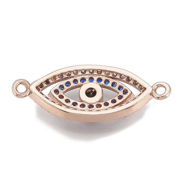 PandaHall Brass Micro Pave Cubic Zirconia Links, Eye, Clear, Rose Gold, 10x25x3mm, Hole: 1.2mm Brass+Cubic Zirconia Eye Clear
PandaHall Brass Micro Pave Cubic Zirconia Links, Eye, Clear, Rose Gold, 10x25x3mm, Hole: 1.2mm Brass+Cubic Zirconia Eye Clear