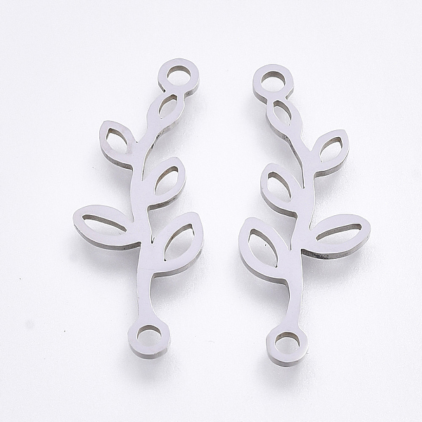 PandaHall 201 Stainless Steel Links connectors, Laser Cut Links, Branch with Leaf, Stainless Steel Color, 25x10x1mm, Hole: 1.5mm 201...
PandaHall 201 Stainless Steel Links connectors, Laser Cut Links, Branch with Leaf, Stainless Steel Color, 25x10x1mm, Hole: 1.5mm 201...