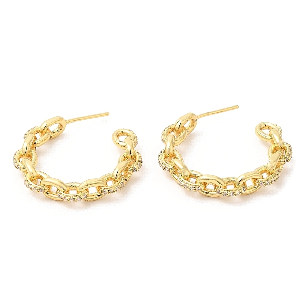 PandaHall Brass Round Stud Earrings with Cubic Zirconia, Half Hoop Earrings for Women, Lead Free & Cadmium Free, Real 18K Gold Plated..., Clear
PandaHall Brass Round Stud Earrings with Cubic Zirconia, Half Hoop Earrings for Women, Lead Free & Cadmium Free, Real 18K Gold Plated..., Clear