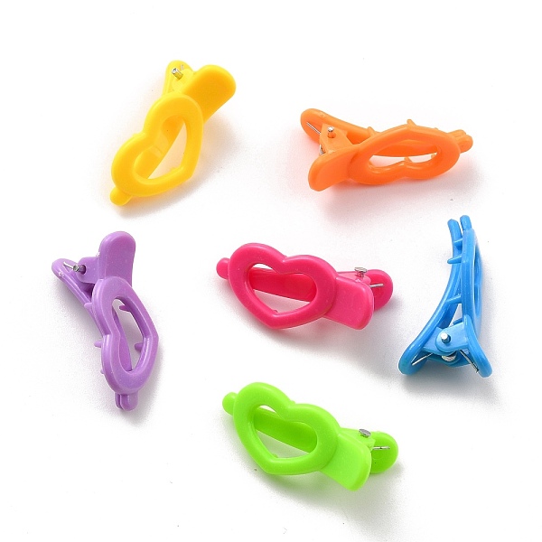 PandaHall Plastic Alligator Hair Clip Findings, for DIY Kids Hair Accessories, Heart, Mixed Color, 31x15.5x16mm, 6pcs/card Plastic..., Multicolor
PandaHall Plastic Alligator Hair Clip Findings, for DIY Kids Hair Accessories, Heart, Mixed Color, 31x15.5x16mm, 6pcs/card Plastic..., Multicolor