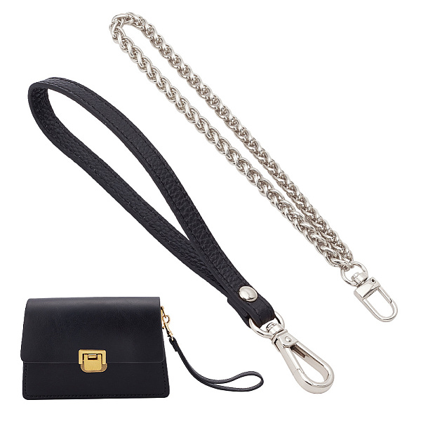 PandaHall WADORN 2Pcs Wristlet Strap, 8.3 Inch Cowhide Leather Keychain Holder Iron Replacement Hands-Free Wristlet Strap Pochette Clutch...
PandaHall WADORN 2Pcs Wristlet Strap, 8.3 Inch Cowhide Leather Keychain Holder Iron Replacement Hands-Free Wristlet Strap Pochette Clutch...