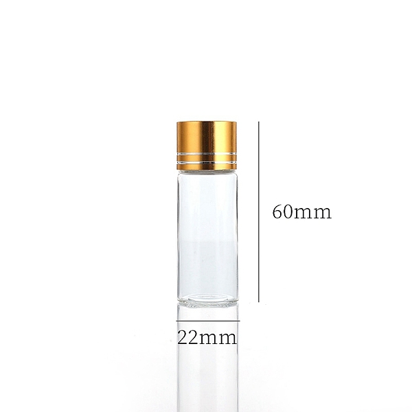 PandaHall Clear Glass Bottles Bead Containers, Screw Top Bead Storage Tubes with Aluminum Cap, Column, Golden, 2.2x6cm, Capacity: 12ml...
PandaHall Clear Glass Bottles Bead Containers, Screw Top Bead Storage Tubes with Aluminum Cap, Column, Golden, 2.2x6cm, Capacity: 12ml...