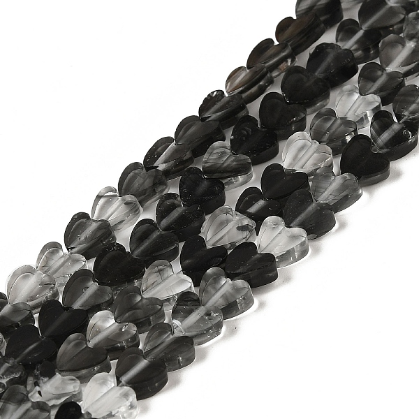 PandaHall Handmade Lampwork Beads Strands, Heart, Black, 6x6x2~2.5mm, Hole: 1mm, about 77pcs/strand, 15.75''~16.14''(40~41cm) Lampwork Heart...
PandaHall Handmade Lampwork Beads Strands, Heart, Black, 6x6x2~2.5mm, Hole: 1mm, about 77pcs/strand, 15.75''~16.14''(40~41cm) Lampwork Heart...