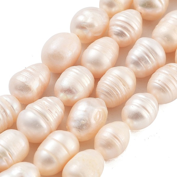 PandaHall Natural Cultured Freshwater Pearl Beads Strands, Grade AB, Rice, PeachPuff, 8~9mm, Hole: 0.7mm, about 18pcs/strand, 6.69''(17cm)..., Brown
PandaHall Natural Cultured Freshwater Pearl Beads Strands, Grade AB, Rice, PeachPuff, 8~9mm, Hole: 0.7mm, about 18pcs/strand, 6.69''(17cm)..., Brown