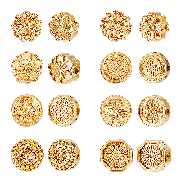 PandaHall CHGCRAFT 16Pcs 8 Styles Brass Flower Spacer Beads Flat Round Flower Spacer Beads Floral Loose Charm Beads for Bracelet Necklace...
PandaHall CHGCRAFT 16Pcs 8 Styles Brass Flower Spacer Beads Flat Round Flower Spacer Beads Floral Loose Charm Beads for Bracelet Necklace...