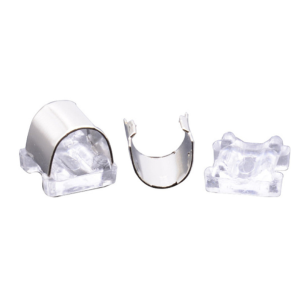PandaHall Alloy & Plastic Base Buckles, Hair Findings, for DIY Hair Tie Accessories, Platinum, 9x8mm, Inner Diameter: 5mm, 100sets/bag Alloy..., Clear
PandaHall Alloy & Plastic Base Buckles, Hair Findings, for DIY Hair Tie Accessories, Platinum, 9x8mm, Inner Diameter: 5mm, 100sets/bag Alloy..., Clear
