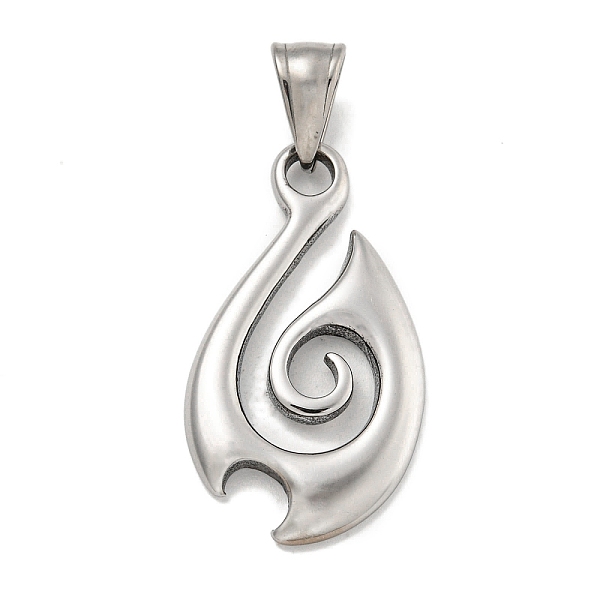 PandaHall 316 Surgical Stainless Steel Pendants, Fishhook Charm, Antique Silver, 34.3x19x2.8mm, Hole: 7.5x4.7mm 316 Surgical Stainless Steel...
PandaHall 316 Surgical Stainless Steel Pendants, Fishhook Charm, Antique Silver, 34.3x19x2.8mm, Hole: 7.5x4.7mm 316 Surgical Stainless Steel...