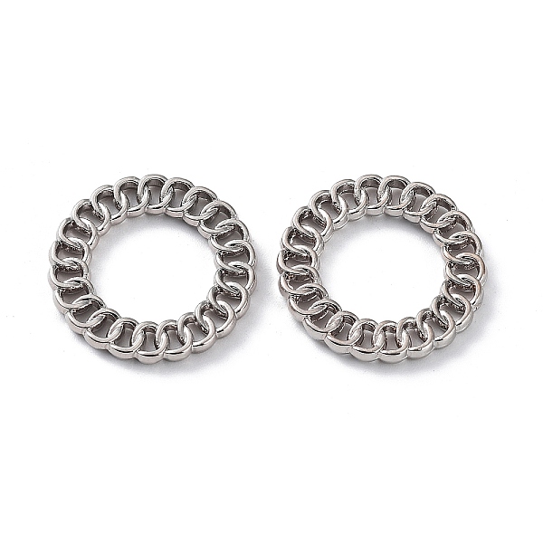 PandaHall Rack Plating Alloy Connector Charms, Chain Ring Links, Platinum, 20x2mm Alloy Ring
PandaHall Rack Plating Alloy Connector Charms, Chain Ring Links, Platinum, 20x2mm Alloy Ring