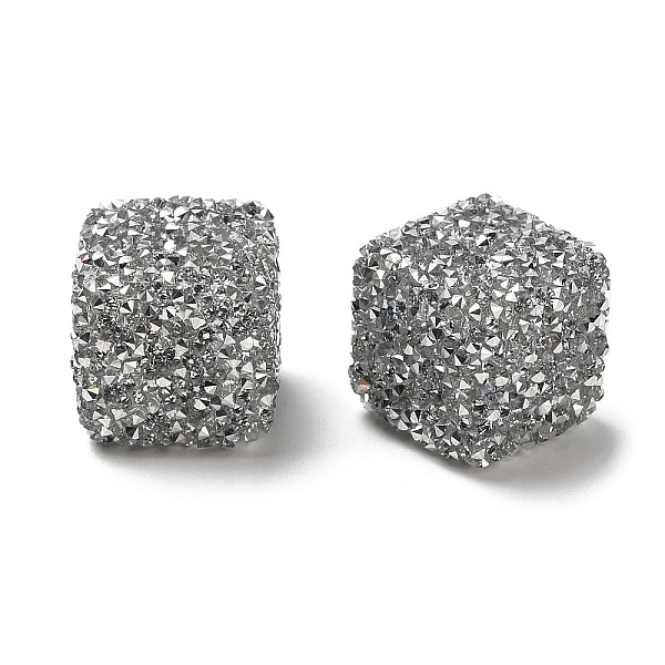 PandaHall Resin Beads, with Rhinestone, Drusy Cube, Silver, 16x16x16mm, Hole: 3.6mm Resin+Rhinestone Cube Silver
PandaHall Resin Beads, with Rhinestone, Drusy Cube, Silver, 16x16x16mm, Hole: 3.6mm Resin+Rhinestone Cube Silver