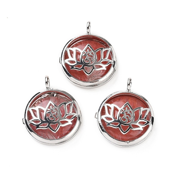 PandaHall Cherry Quartz Glass Locket Pendants, Flat Round Charms, with Platinum Plated Brass Lotus Findings, 31.5x27x9mm, Hole: 4.6mm Cherry...
PandaHall Cherry Quartz Glass Locket Pendants, Flat Round Charms, with Platinum Plated Brass Lotus Findings, 31.5x27x9mm, Hole: 4.6mm Cherry...