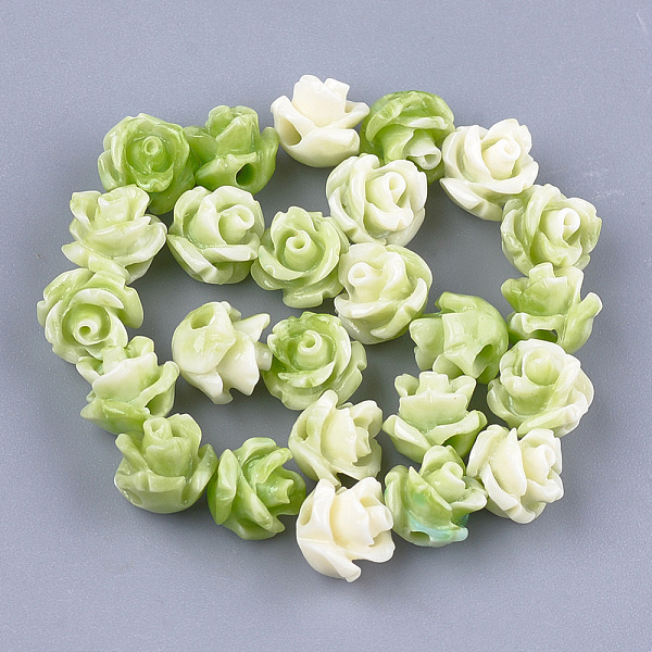 PandaHall Synthetic Coral Beads, Dyed, Flower, Yellow Green, 6~7x6~7mm, Hole: 1.2mm Synthetic Coral Flower Green
PandaHall Synthetic Coral Beads, Dyed, Flower, Yellow Green, 6~7x6~7mm, Hole: 1.2mm Synthetic Coral Flower Green