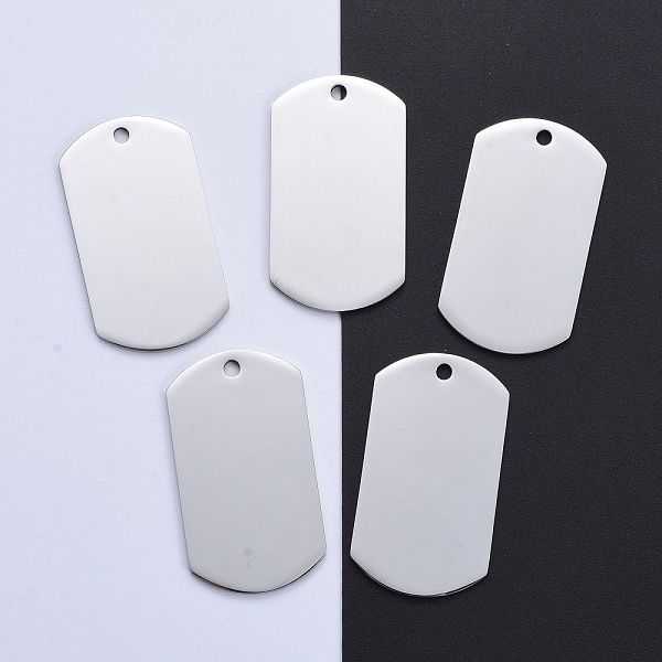 PandaHall 304 Stainless Steel Big Pendants, Manual Polishing, Blank Stamping Tags, Oval, Stainless Steel Color, 50x27.5x1.8mm, Hole: 3mm 304...
PandaHall 304 Stainless Steel Big Pendants, Manual Polishing, Blank Stamping Tags, Oval, Stainless Steel Color, 50x27.5x1.8mm, Hole: 3mm 304...