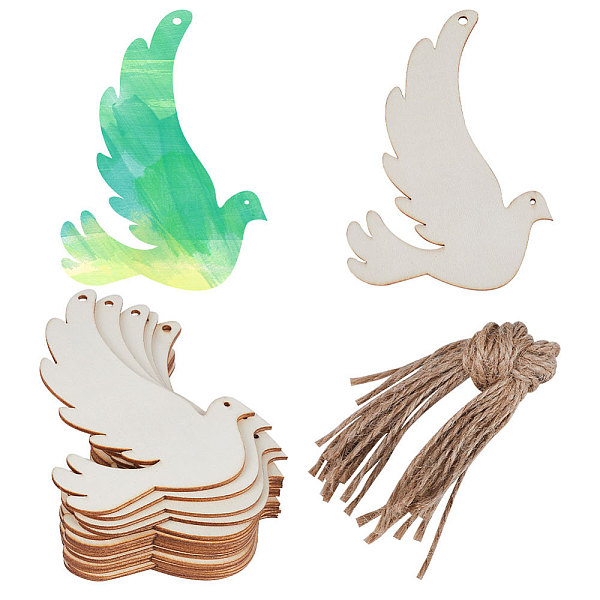 PandaHall GORGECRAFT 20PCS Pigeon Unfinished Wood Cutout Hanging Wooden Christmas Tags Pendants Slices Ornaments Sets with Hole Ropes for..., Orange
PandaHall GORGECRAFT 20PCS Pigeon Unfinished Wood Cutout Hanging Wooden Christmas Tags Pendants Slices Ornaments Sets with Hole Ropes for..., Orange